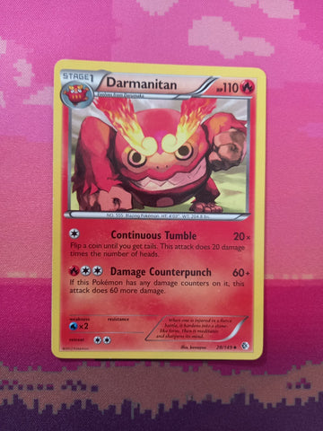 Pokemon Card Darmanitan Boundaries Crossed Uncommon 28/149 Near Mint