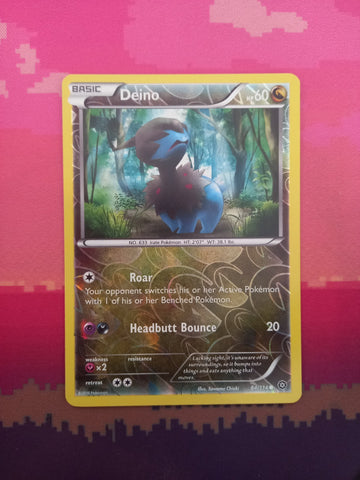 Pokemon Card Deino Steam Siege Reverse Holo Common 84/114 Near Mint