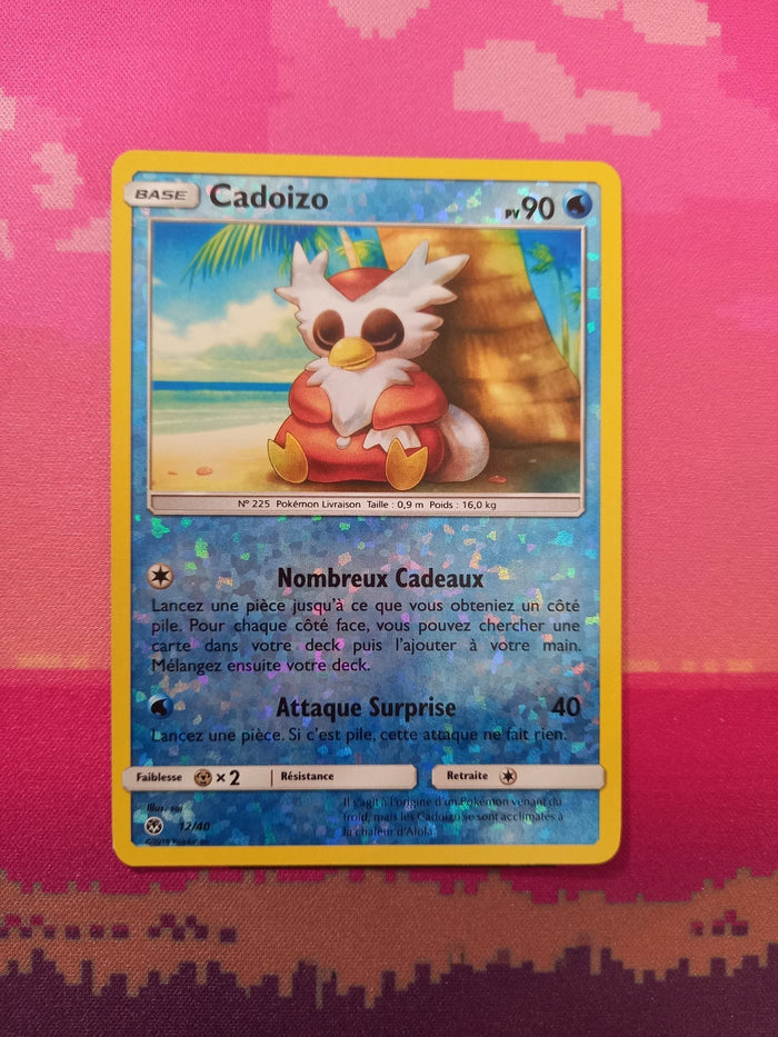 Pokemon Card Delibird McDonald's 2018 Reverse Holo 12/40 Near Mint