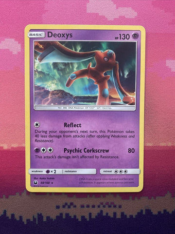 Pokemon Card Deoxys Celestial Storm Rare 68/168 Near Mint