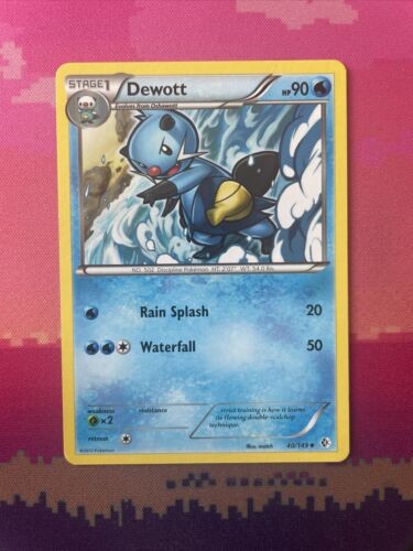 Pokemon Card Dewott Boundaries Crossed Uncommon 40/149 Near Mint