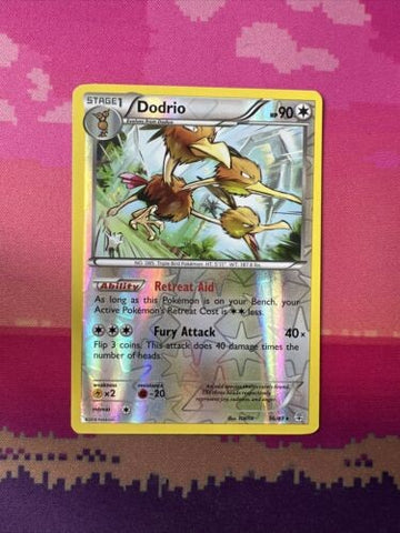 Pokemon Card Dodrio Generations Reverse Holo Rare 56/83 Near Mint