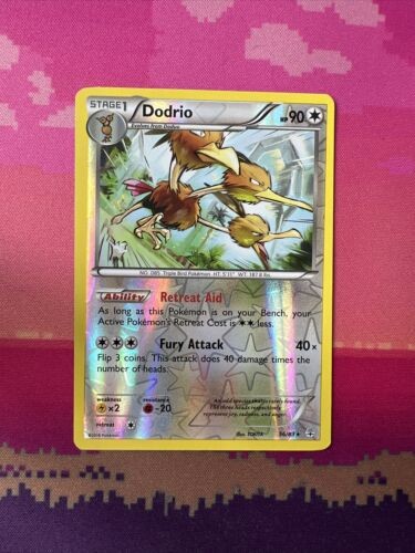 Pokemon Card Dodrio Generations Reverse Holo Rare 56/83 Near Mint