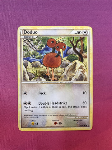 Pokemon Card Doduo Undaunted Common 45/90 Near Mint