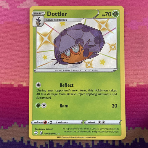 Pokemon Card Dottler SV008/SV122 Shiny Shiny Vault Near Mint