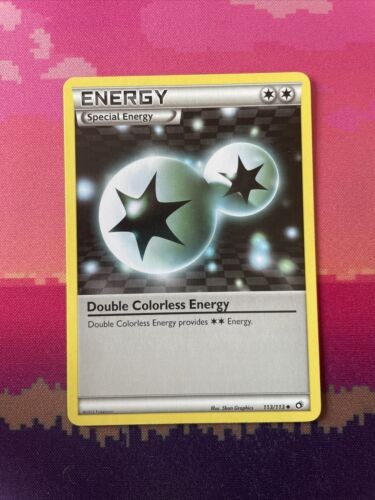 Pokemon Card Double Colorless Energy Legendary Treasures 113/113 Near Mint