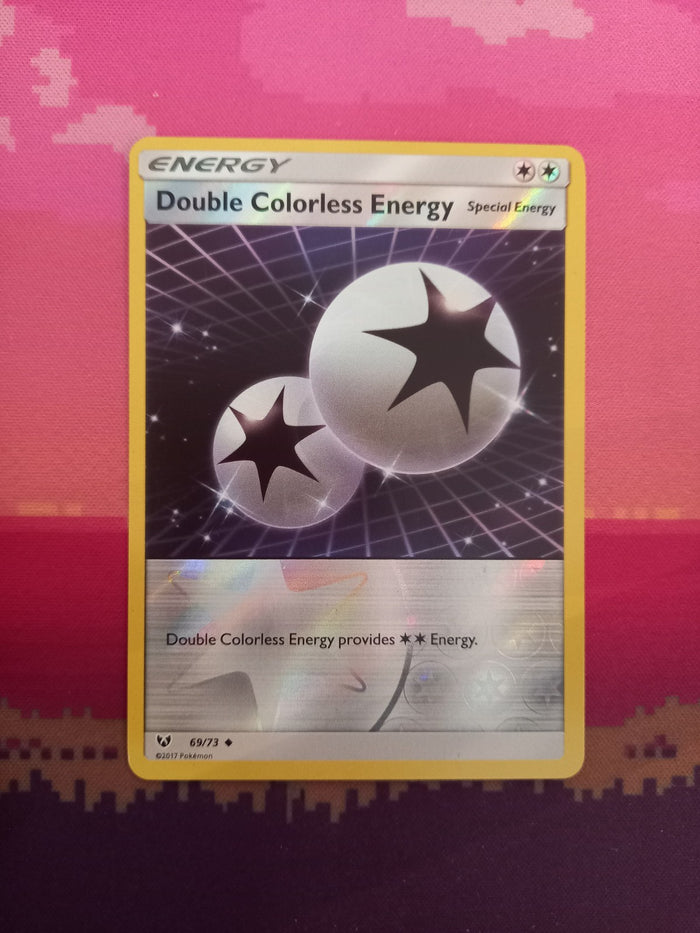 Pokemon Card Double Colorless Energy Shining Legends Reverse Holo 69/73 NM