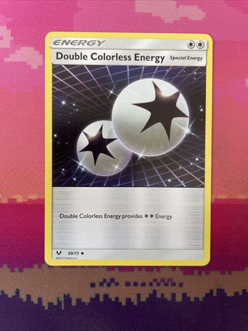 Pokemon Card Double Colorless Energy Shining Legends Uncommon 69/73 Near Mint
