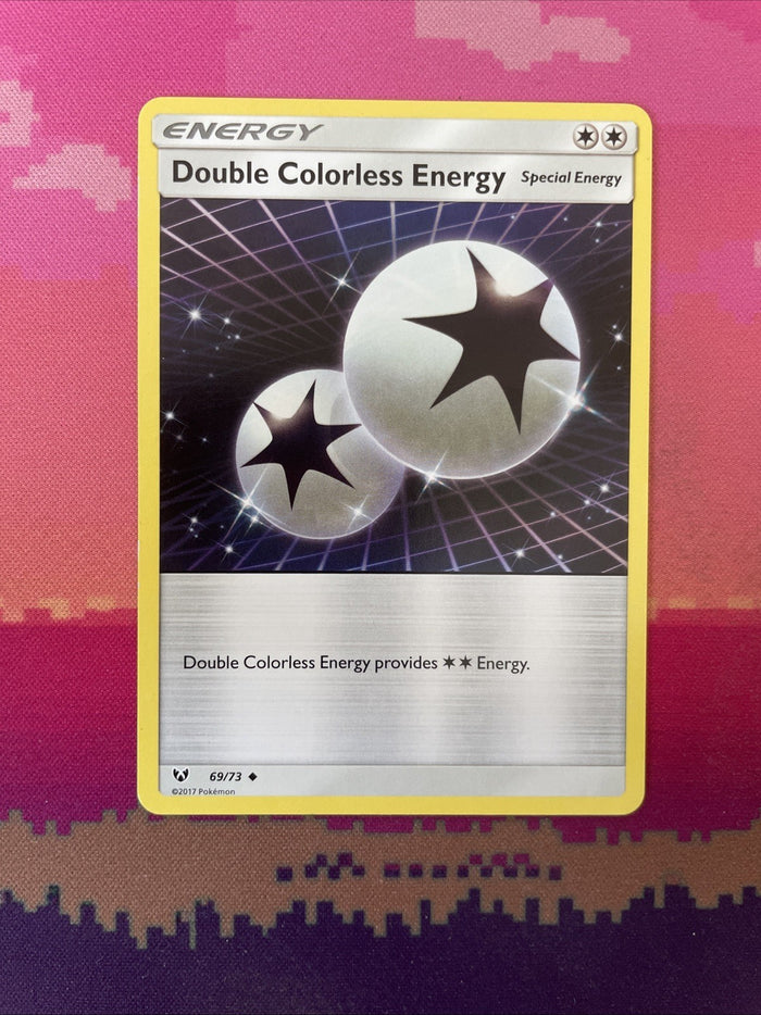 Pokemon Card Double Colorless Energy Shining Legends Uncommon 69/73 Near Mint