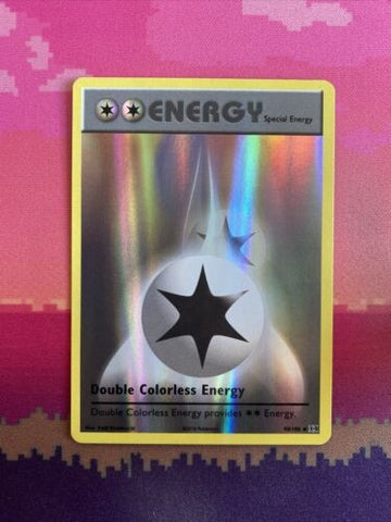 Pokemon Card Double Colorless Energy Evolutions Reverse Holo 90/108 Near Mint