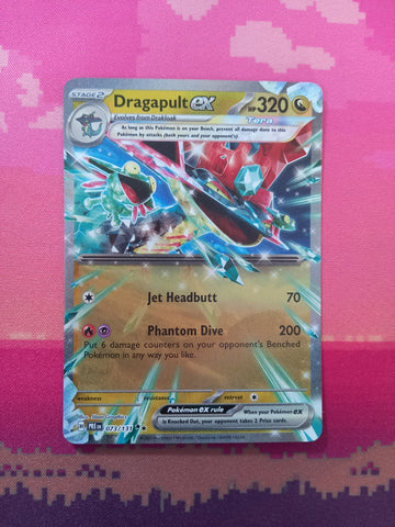 Pokemon Card Dragapult ex 073/131 Double Rare Prismatic Evolutions Near Mint