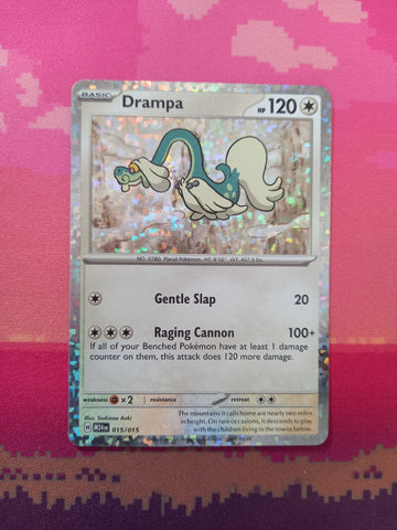 Pokemon Card Drampa McDonald's 2024 Holo 015/015 Near Mint