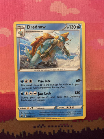 Pokemon Card Drednaw SWSH047 Cosmo Black Star Promo Near Mint
