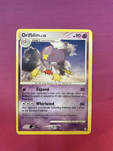 Pokemon Card Drifblim EX Legends Awakened Uncommon 53/146 NM