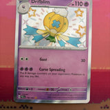 Pokemon Card Drifblim Paldean Fates Shiny Holo 156/091 Near Mint