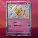 Pokemon Card Drifloon 155/091 Shiny Paldean Fates Near Mint