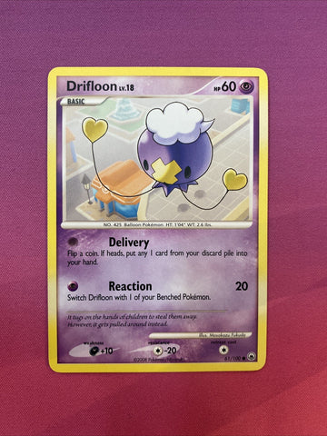Pokemon Card Drifloon Majestic Dawn Common 61/100 Near Mint