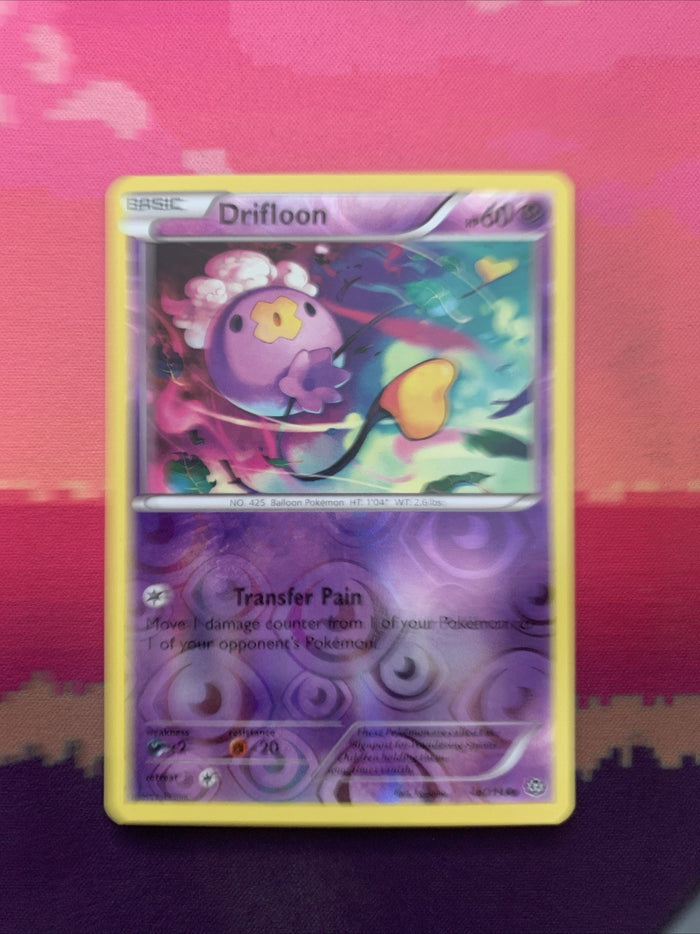 Pokemon Card Drifloon Steam Siege Reverse Holo 46/114 Near Mint