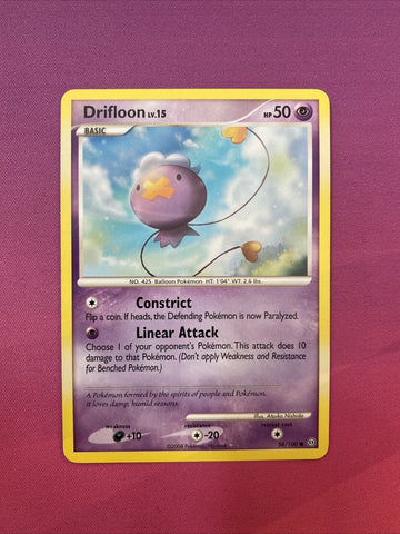 Pokemon Card Drifloon Stormfront Common 58/100 Near Mint