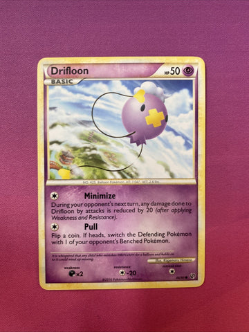 Pokemon Card Drifloon Undaunted Common 46/90 Near Mint