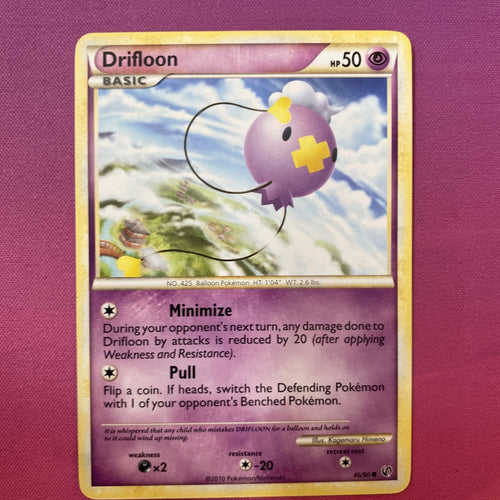 Pokemon Card Drifloon Undaunted Common 46/90 Near Mint