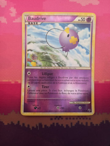 Pokemon Card Drifloon Undaunted Reverse Holo Common 46/90 FRENCH Near Mint