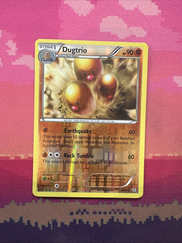 Pokemon Card Dugtrio Generations Reverse Holo Rare 39/83 Near Mint