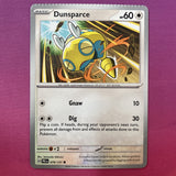 Pokemon Card Dunsparce CRIMPED Prismatic Evolutions 079/131 Near Mint