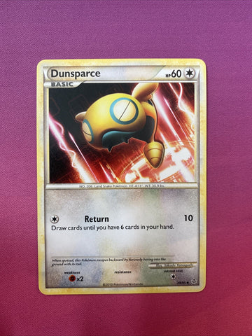 Pokemon Card Dunsparce Unleashed Uncommon 29/95 Near Mint