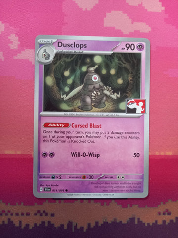 Pokemon Card Dusclops Prize Pack 019/064 Near Mint