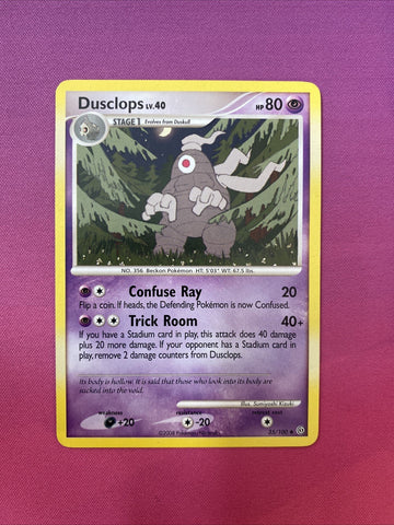 Pokemon Card Dusclops Stormfront Uncommon 35/100 Near Mint