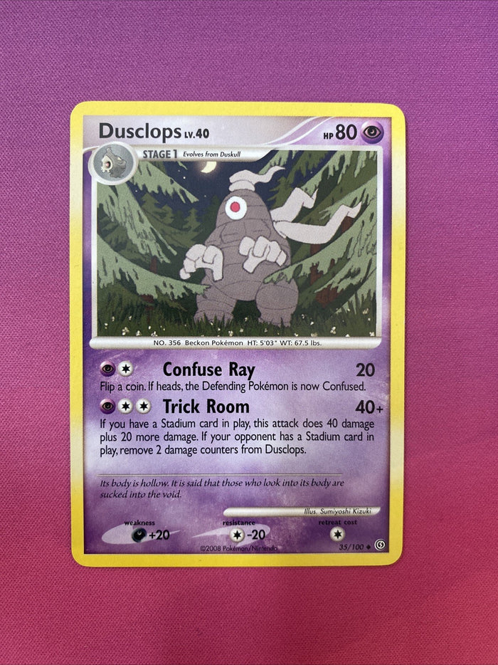 Pokemon Card Dusclops Stormfront Uncommon 35/100 Near Mint