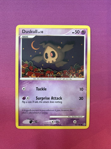 Pokemon Card Duskull Stormfront Common 60/100 Near Mint