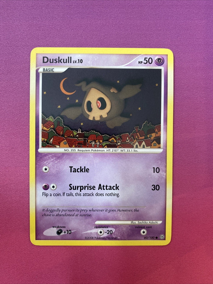 Pokemon Card Duskull Stormfront Common 60/100 Near Mint