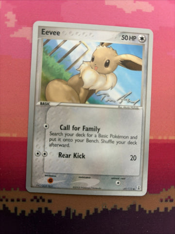 Pokemon Card Eevee 2007 World Championship 69/113 Near Mint