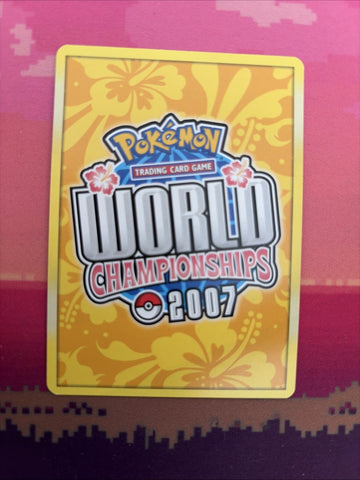 Pokemon Card Eevee 2007 World Championship 69/113 Near Mint (back)