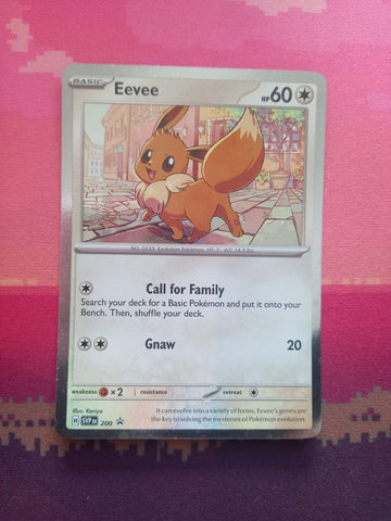 Pokemon Card Eevee 200 Black Star Promo Near Mint