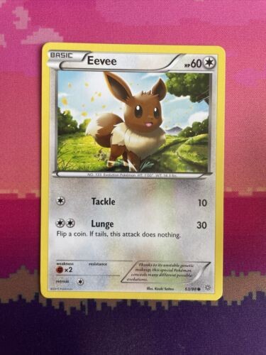 Pokemon Card Eevee Ancient Origins 63/98 Common Near Mint