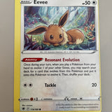 Pokemon Card Eevee MISCUT Astral Radiance Near Mint MISPRINT