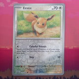 Pokemon Card Eevee Scarlet & Violet 151 Reverse Holo 133/165 Near Mint