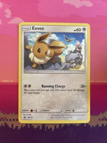 Pokemon Card Eevee SM235 Black Star Promo Holo Near Mint