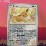 Pokemon Card Eevee Temporal Forces Reverse Holo 135/167 Near Mint