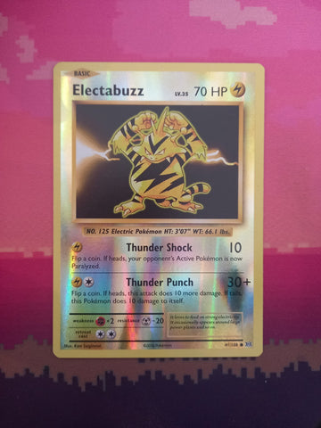 Pokemon Card Electabuzz Evolutions Reverse Holo Common 41/108 Near Mint