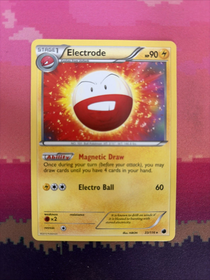 Pokemon Card Electrode Plasma Freeze Rare 33/116 Near Mint