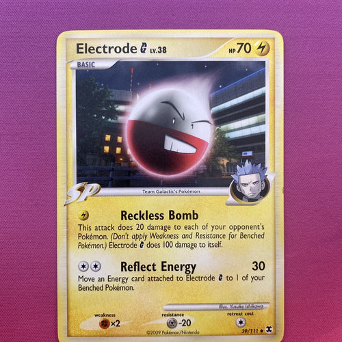 Pokemon Card Electrode Rising Rivals Uncommon 39/111 Near Mint