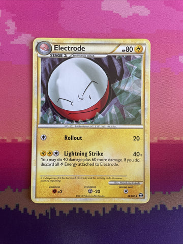 Pokemon Card Electrode Triumphant Uncommon 34/102 Near Mint