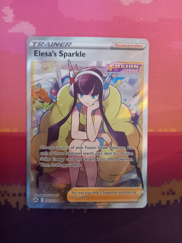 Pokemon Card Elesa's Sparkle 147/159 Ultra Rare Crown Zenith Near Mint