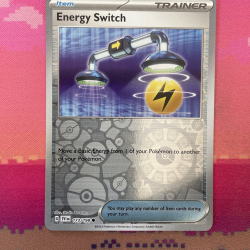 Pokemon Card Energy Switch Scarlet & Violet Reverse Holo 173/198 Near Mint
