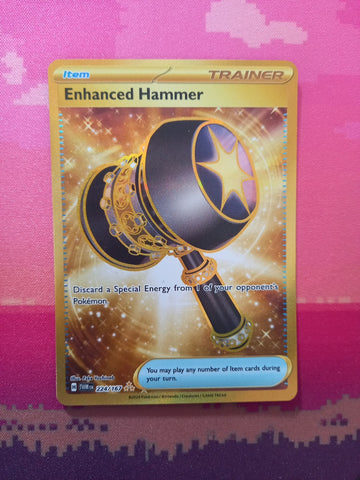 Pokemon Card Enhanced Hammer 224/167 Hyper Rare Twilight Masquerade Near Mint