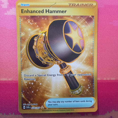 Pokemon Card Enhanced Hammer 224/167 Hyper Rare Twilight Masquerade Near Mint
